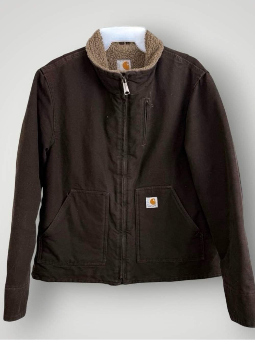 Carhartt Canyon Coat Sherpa Lined Duck Canvas Chore Work Jacket Gorpcore XXL